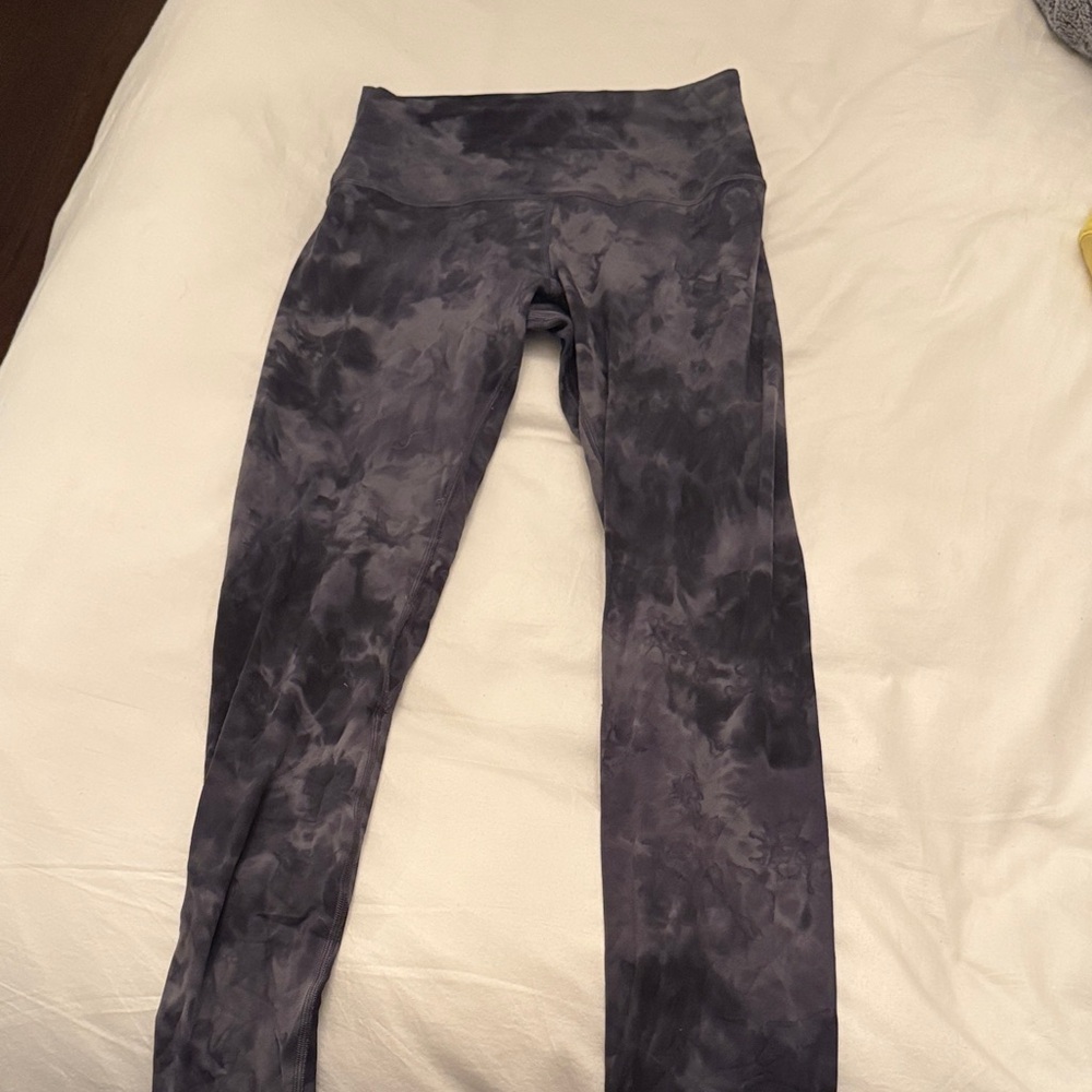 lululemon athletica Gray Tie-Dye Leggings